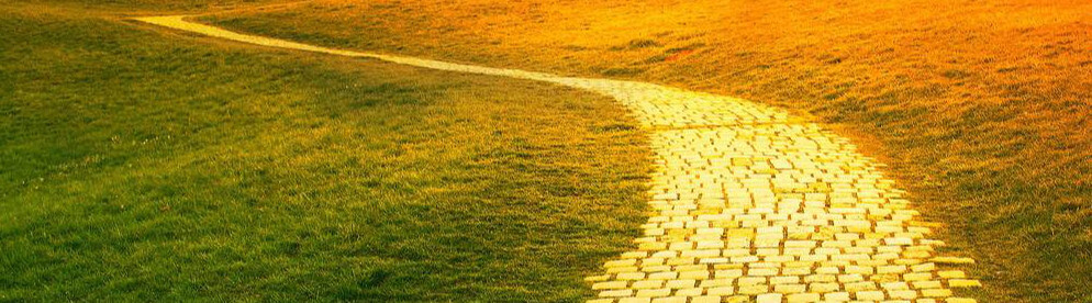 Picture of the yellow brick road