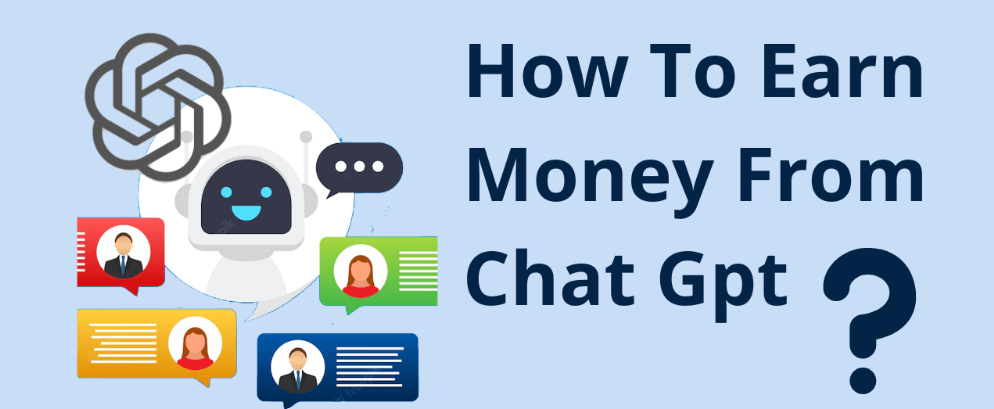 How to make money with ChatGPT image.