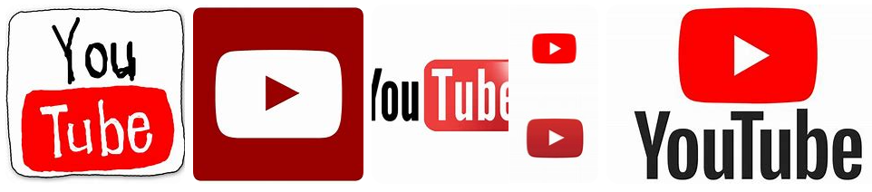 YouTube logos